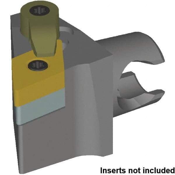 Kennametal - Right Hand Cut, Size KM20, DN.. 1506.. & DN.. 442 Insert Compatiblity, External Modular Turning & Profiling Cutting Unit Head - 12.5mm Ctr to Cutting Edge, 25mm Head Length, Series Kenloc - Caliber Tooling