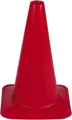 PRO-SAFE - 18" High, Red Sport Traffic Cone - 12" Base Width, 2.5 Lb - Caliber Tooling