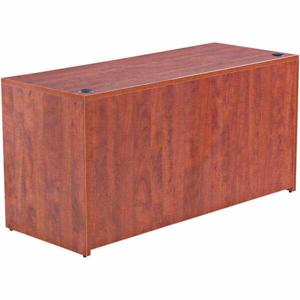 ALERA - 59.13" Long x 29.63" High x 23.63" Deep, Credenza - Medium Cherry, Woodgrain Laminate - Caliber Tooling