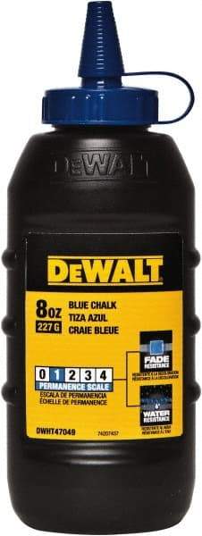 DeWALT - 8 oz Container Chalk Refill - Blue - Caliber Tooling