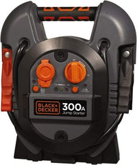 Black & Decker - 12 Volt Jump Starter - 300 Amps, 600 Peak Amps - Caliber Tooling