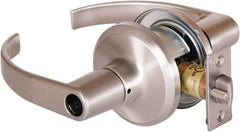 Stanley - Grade 2 Office Lever Lockset - 2-3/8 & 2-3/4" Back Set, Brass Alloy, Satin Nickel Finish - Caliber Tooling