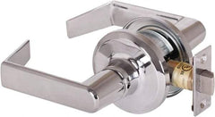 Stanley - Grade 2 Passage Lever Lockset - 2-3/8 & 2-3/4" Back Set, Keyless Cylinder, Brass Alloy, Bright Chrome Finish - Caliber Tooling