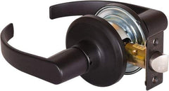 Stanley - Grade 2 Passage Lever Lockset - 2-3/8 & 2-3/4" Back Set, Keyless Cylinder, Brass Alloy, Oil Rubbed Bronze Finish - Caliber Tooling