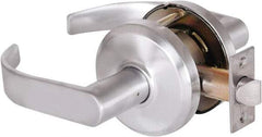 Stanley - Grade 2 Passage Lever Lockset - 2-3/4" Back Set, Keyless Cylinder, Brass Alloy, Satin Chrome Finish - Caliber Tooling