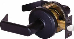 Stanley - Grade 2 Passage Lever Lockset - 2-3/4" Back Set, Keyless Cylinder, Brass Alloy, Oil Rubbed Bronze Finish - Caliber Tooling