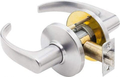 Best - Grade 1 Passage Lever Lockset - 2-3/4" Back Set, Keyless Cylinder, Brass Alloy, Satin Chrome Finish - Caliber Tooling