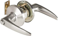 Best - Grade 1 Passage Lever Lockset - 2-3/4" Back Set, Keyless Cylinder, Brass Alloy, Satin Chrome Finish - Caliber Tooling