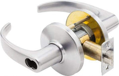 Best - Grade 1 Security Lever Lockset - 2-3/4" Back Set, Key In Lever Cylinder, Brass Alloy, Satin Chrome Finish - Caliber Tooling