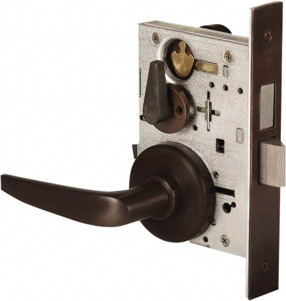 Stanley - Grade 1 Dormitory Lever Lockset - 2-3/4" Back Set, Best SFIC Cylinder, Brass Alloy, Oil Rubbed Bronze Finish - Caliber Tooling