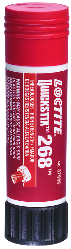 268 Red High Strength Permanent Threadlocker - 19 gm - Caliber Tooling