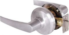 Stanley - Grade 1 Passage Lever Lockset - 2-3/4" Back Set, Keyless Cylinder, Brass Alloy, Satin Chrome Finish - Caliber Tooling