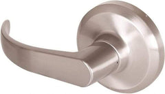 Stanley - Grade 1 Dummy Lever Lockset - 2-3/4" Back Set, Keyless Cylinder, Brass Alloy, Satin Nickel Finish - Caliber Tooling