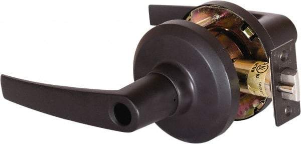 Stanley - Grade 1 Entrance Lever Lockset - 2-3/4" Back Set, Key In Lever Cylinder, Brass Alloy, Oil Rubbed Bronze Finish - Caliber Tooling