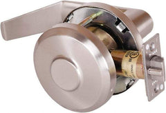 Stanley - Grade 1 Communicating Lever Lockset - 2-3/4" Back Set, Key In Lever Cylinder, Brass Alloy, Satin Nickel Finish - Caliber Tooling