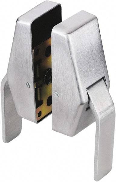 GLYNN-JOHNSON - 9-1/2" Long x 6-1/2" Wide x 3" High, Heavy Duty Latch - Zinc, with Satin Chrome Finish - Caliber Tooling