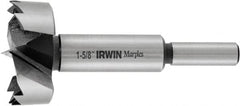 Irwin - 1-5/8" Uncoated Carbon Steel Forstner Drill Bit - Caliber Tooling