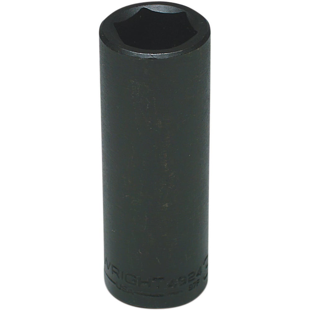 Wright Tool & Forge - Impact Sockets; Drive Size: 1/2 ; Size (Inch): 1/2 ; Type: Deep ; Style: Impact Socket ; Style: Impact Socket ; Style: Impact Socket - Exact Industrial Supply