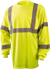 OccuNomix - Size XL Hi-Viz Yellow High Visibility Long Sleeve T-Shirt - Caliber Tooling