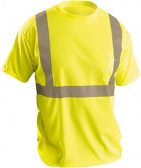 OccuNomix - Size M Hi-Viz Yellow High Visibility Short Sleeve T-Shirt - Caliber Tooling