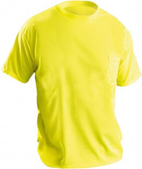 OccuNomix - Size S Hi-Viz Yellow High Visibility Short Sleeve T-Shirt - Caliber Tooling