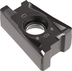 Kennametal - LNP432 GE Grade KCPM20 Carbide Milling Insert - TiN/MT/TiCN/Al2O3 Finish, 3/16" Thick, 0.8mm Corner Radius - Caliber Tooling