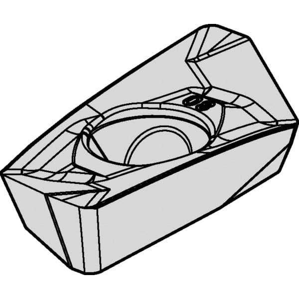 Kennametal - EP1816 HD Grade KCSM40 Carbide Milling Insert - AlTiN/TiN Finish, 5.5mm Thick - Caliber Tooling