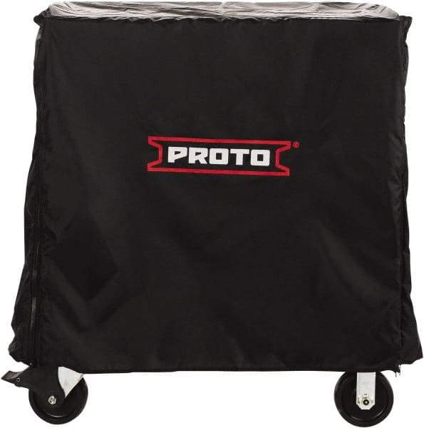 Proto - Tool Box Nylon Workstation Cover - 30" Wide x 42-1/2" High, Black, For J563042-6 - Caliber Tooling