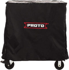 Proto - Tool Box Nylon Workstation Cover - 45" Wide x 42" High, Black, For J564542-6-1S, J564542-10 - Caliber Tooling