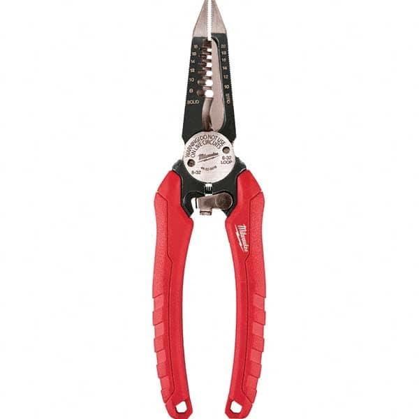 Milwaukee Tool - Wire & Cable Strippers Type: Wire Stripper/Cutter/Crimper Maximum Capacity: 18 AWG Solid, 20 AWG Stranded - Caliber Tooling