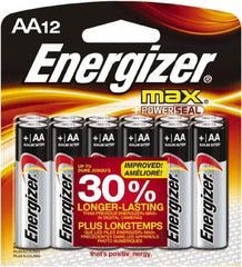 Energizer - Size AA, Alkaline, Standard Battery - 1.5 Volts, Flat Terminal, LR6 - Caliber Tooling