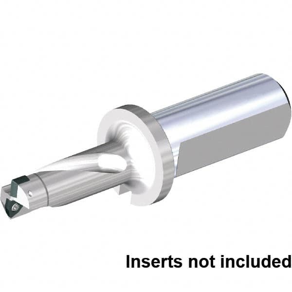 Kennametal - 66mm Max Drill Depth, 2xD, 33mm Diam, Indexable Insert Drill - 2 Inserts, 40mm Shank Diam, Straight Shank - Caliber Tooling