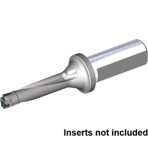 Kennametal - 64mm Max Drill Depth, 4xD, 16mm Diam, Indexable Insert Drill - 2 Inserts, 20mm Shank Diam, Straight Shank - Caliber Tooling