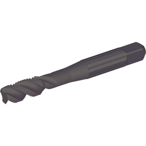 Kennametal - 1/2-13 3 Flute Bottoming Spiral Flute Tap - Cobalt, Oxide Finish, 85.9mm OAL, Right Hand Flute, Right Hand Thread, H3 - Caliber Tooling