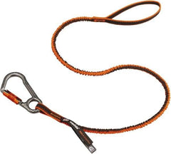 Ergodyne - 38" Tool Lanyard - Carabiner Connection, 60" Extended Length, Orange - Caliber Tooling