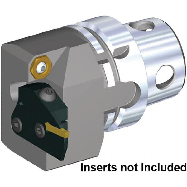 Kennametal - A4 Insert, 58mm Head Length, Modular Grooving Blade Holder Head - Left Hand Cut, System Size KM4X63, Through Coolant, Series KGMS - Caliber Tooling