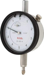 SPI - 0.05" Range, 0-5-0 Dial Reading, 0.0001" Graduation Dial Drop Indicator - 2.2" Dial, 0.01" Range per Revolution, 0.0007" Accuracy, Revolution Counter, Includes NIST Traceability Certification - Caliber Tooling