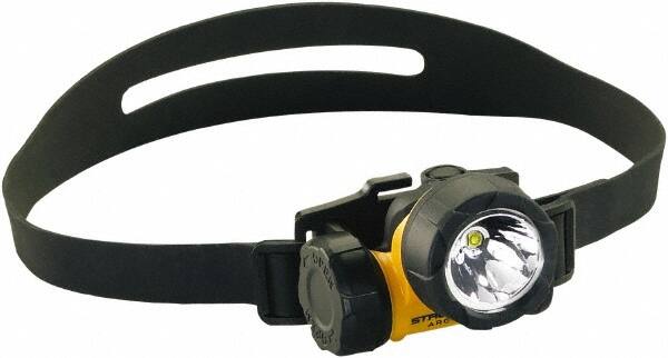 Streamlight - White LED Bulb, 90 Lumens, Hands-free Flashlight - Yellow Plastic Body, 3 AAA Alkaline Batteries Included - Caliber Tooling