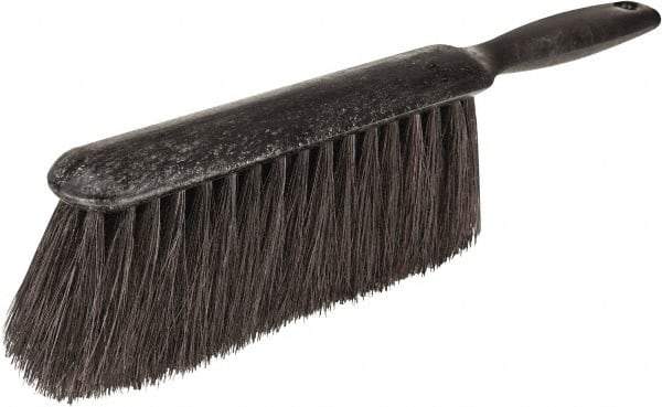 Harper Brush - 14" OAL, Tampico Counter Brush - 2-1/4" Bristle Length, 8" Long x 1-3/4" Wide Head, Straight Foam Handle, Black - Caliber Tooling