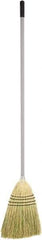 Harper Brush - 53-1/2" OAL Corn Blend Bristle Broom - 39" Long Metal Handle, 14-1/2" Bristle Length, 10" Wide - Caliber Tooling