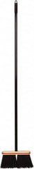 Harper Brush - 52" OAL Synthetic Bristle Straight Cut Broom - 48" Long Metal Handle, 4" Bristle Length, 9" Wide, Water Resistance - Caliber Tooling