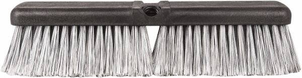 Harper Brush - 14" OAL, Vehicle Wash Brush - Black Flagged Plastic Bristles, 2-1/4" Trim Length - Caliber Tooling