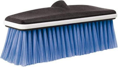 Harper Brush - 10" OAL, Vehicle Wash Brush - Black & Blue, Polyester Bristles, 2-1/4" Trim Length - Caliber Tooling