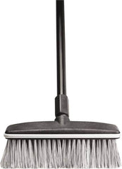 Harper Brush - 10" OAL, Vehicle Wash Brush - Black Flagged Plastic Bristles, 22-1/4" Trim Length, 54" Handle - Caliber Tooling