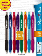 Paper Mate - 1mm Ball Point Retractable Ball Point Pen - Assorted Colors - Caliber Tooling