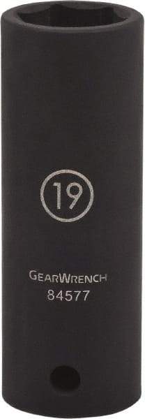 GearWrench - 1/2" Drive 9mm Deep Impact Socket - 6 Points - Caliber Tooling