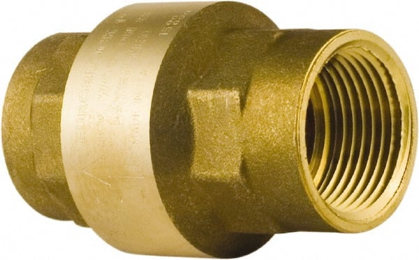 BONOMI - 1/4" Lead Free Brass Check Valve - Exact Industrial Supply