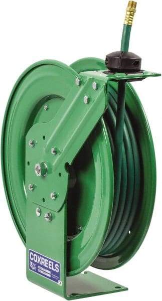 CoxReels - 50' Spring Retractable Hose Reel - 300 psi, Hose Included - Caliber Tooling