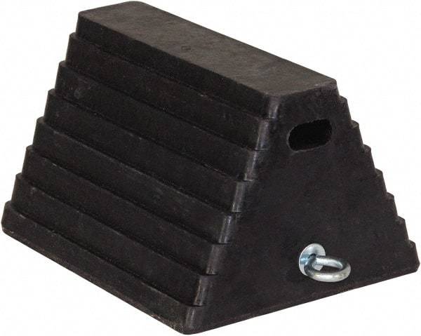 Buyers Products - 10" Wide x 6" High x 8" Deep, Rubber Wheel Chock - Caliber Tooling