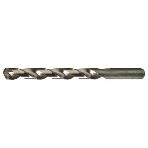 #7 RHS / RHC HSS-CO 8% (M42) 135 Degree Split Point Heavy Duty Cobalt Drill - Straw / Gold Oxide - Exact Industrial Supply